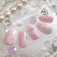 【5枚セット】ペールパステルレース(ピンク)/SET1120-1124