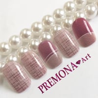 【5枚セット】ツイード（ブラウン）/SET450-454