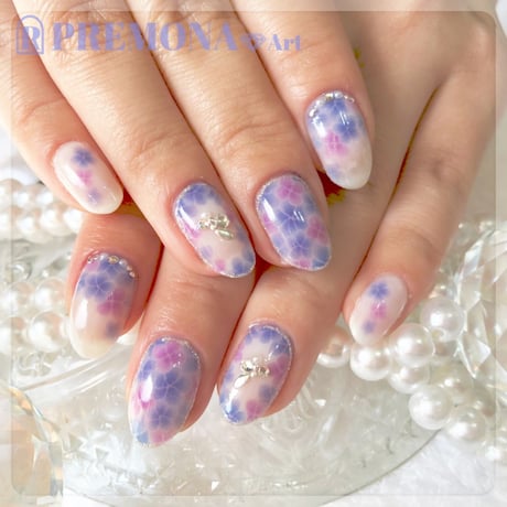 【5枚セット】紫陽花（あじさいブルー）/SET1440-1444