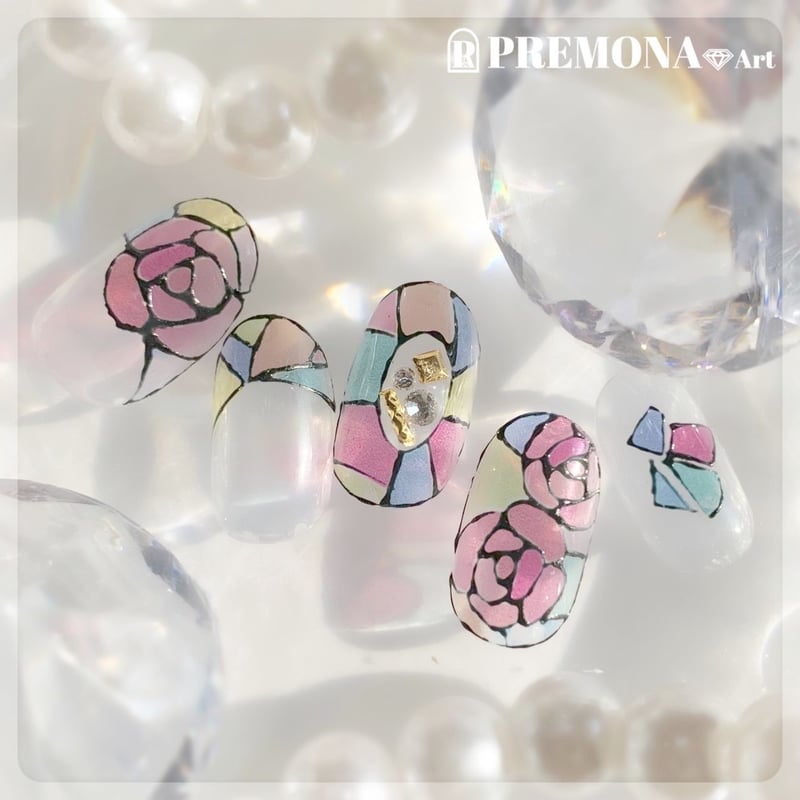 人差指用】ステンドグラス(クラシカルカラー)/1651 | PREMONA💎Art