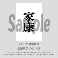 【ALL指用】おもしろ文字ネイル　【戦国編・家康公】/1243
