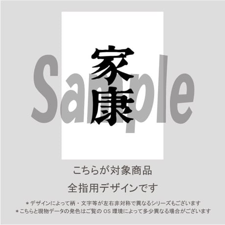 【ALL指用】おもしろ文字ネイル　【戦国編・家康公】/1243