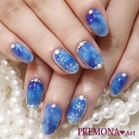【5枚セット】光と雪の結晶（エレガントブルー）/SET800-804