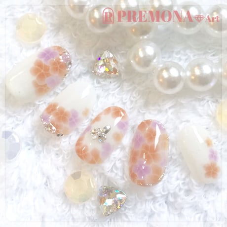 【5枚セット】紫陽花（あじさいオレンジ）/SET1400-1404