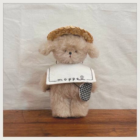 moppel まめmoppel ぬいぐるみ いぬさん　作家 テディベア moppel まめmoppel ぬいぐるみ いぬさん 作家 テディベア