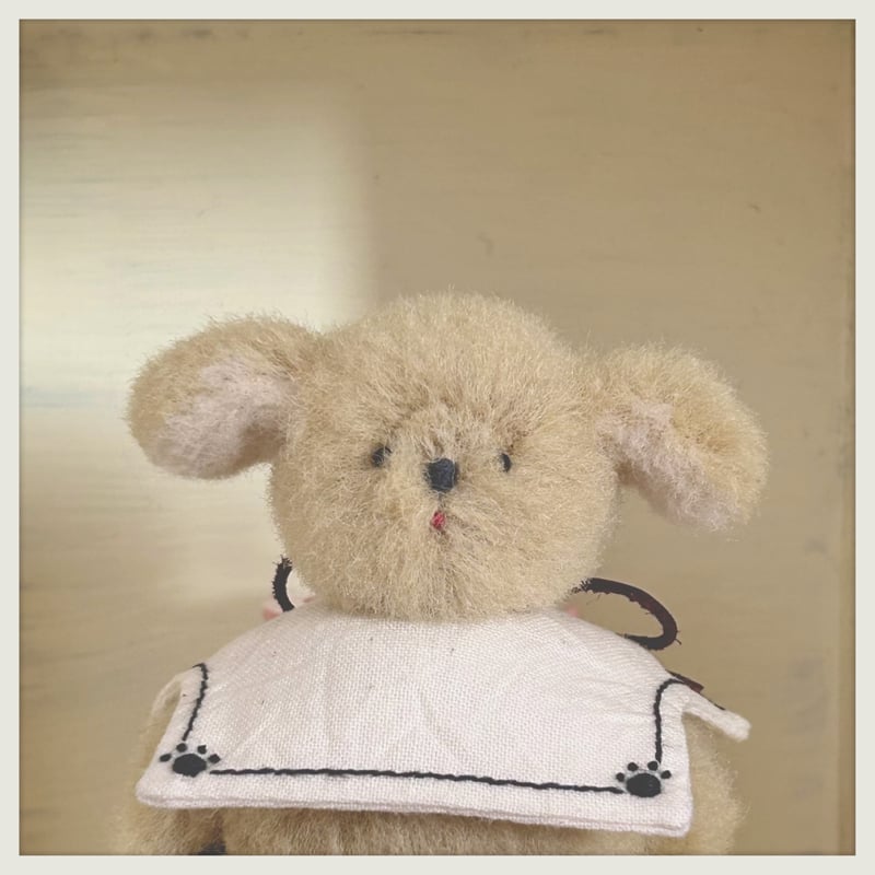 moppel まめmoppel ぬいぐるみ いぬさん　作家 テディベア moppel まめmoppel ぬいぐるみ いぬさん 作家 テディベア