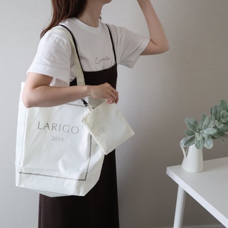 ポーチ付きLARIGOエコバッグ