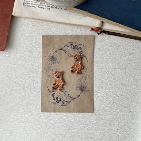 ルイくんのぬいぐるみ /2枚セット/刺繍アイロンワッペン