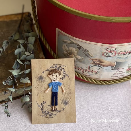 男の子/Liam(リアム）くん/ 刺繍アイロンワッペン