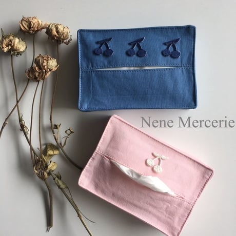 さくらんぼ/5色/5枚セット/刺繍アイロンワッペン