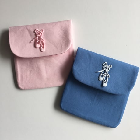 バレエシューズ/ピンク/刺繍アイロンワッペン