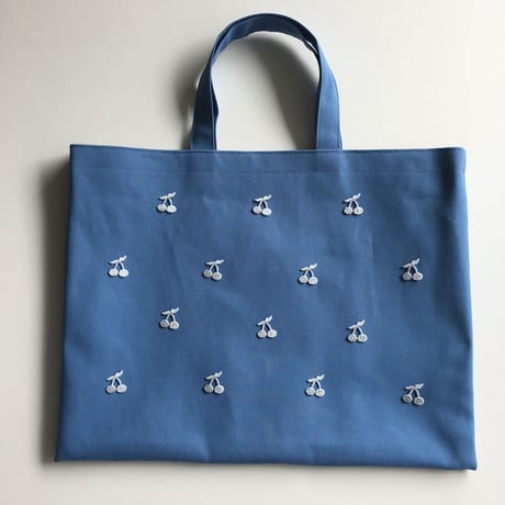 さくらんぼ/ホワイト/3枚セット/刺繍アイロンワッペン