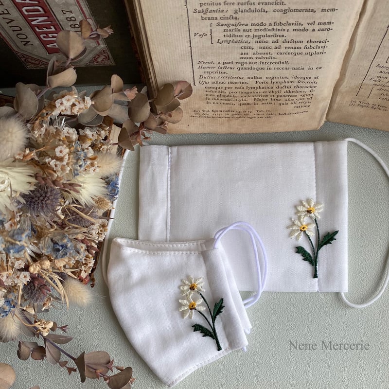 デイジー 刺繍アイロンワッペン | ネネメルスリー