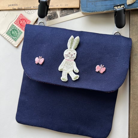 ちょうちょ【ピンク】2個セット /アイロンワッペン/刺繍