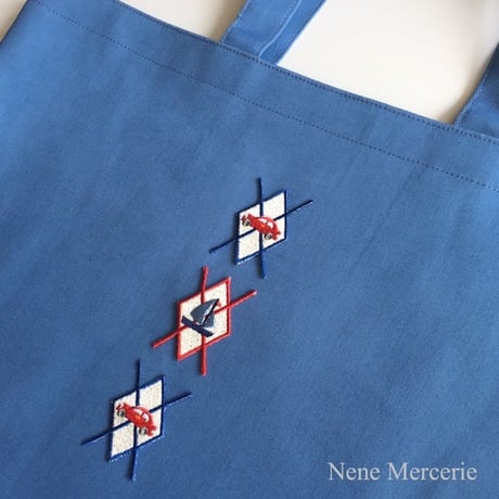 アーガイル/くるま/刺繍アイロンワッペン