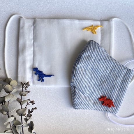 恐竜/ 3枚セット/刺繍アイロンワッペン