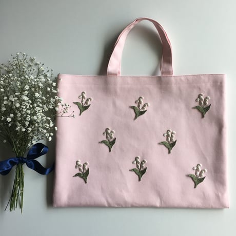 すずらん/刺繍アイロンワッペン