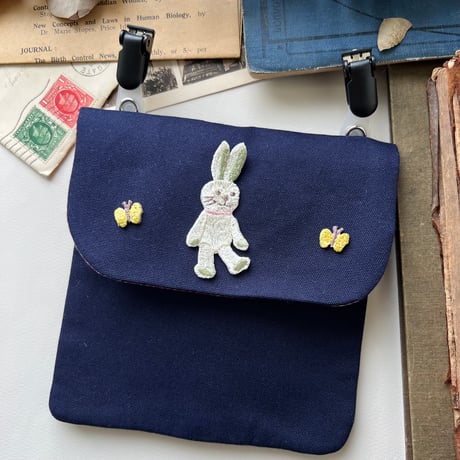ちょうちょ【イエロー】2個セット /アイロンワッペン/刺繍