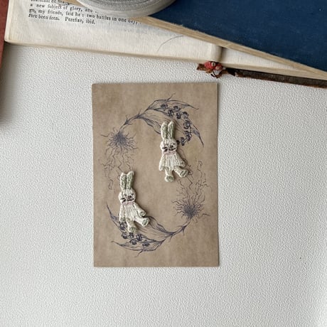 エマちゃんのぬいぐるみ/2枚セット/刺繍アイロンワッペン