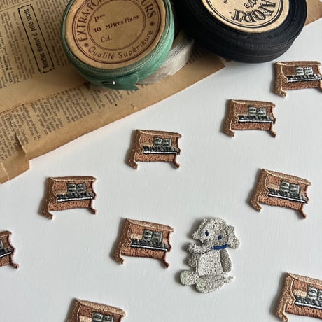 トイピアノ/刺繍アイロンワッペン