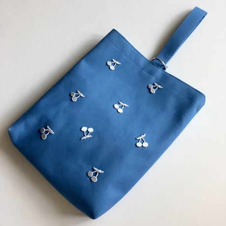 さくらんぼ/5色/5枚セット/刺繍アイロンワッペン