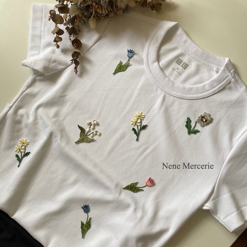 デイジー 刺繍アイロンワッペン | ネネメルスリー