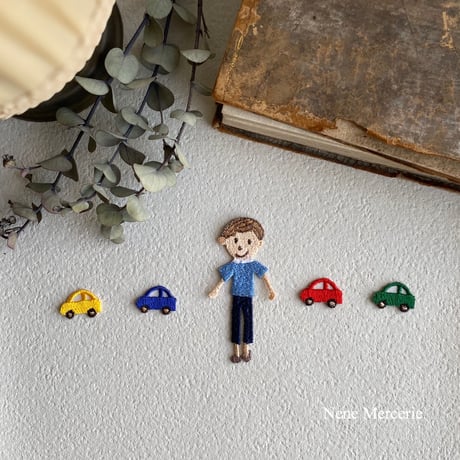 男の子/Liam(リアム）くん/ 刺繍アイロンワッペン