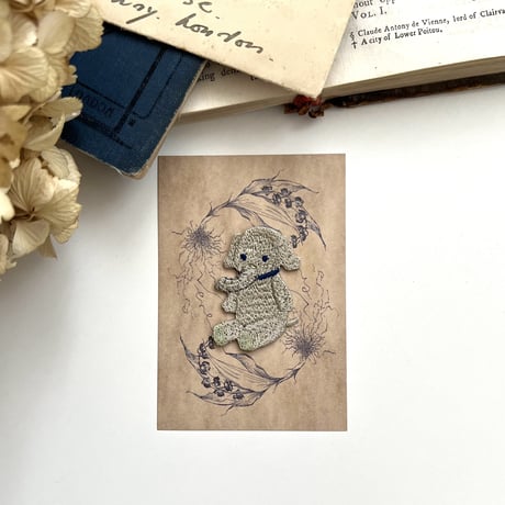 ゾウのユーゴ（Hugo）くん/刺繍アイロンワッペン