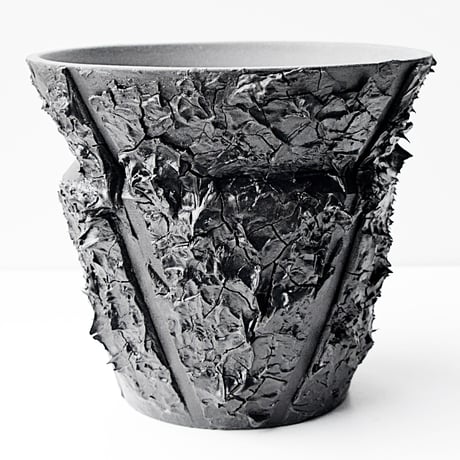 ＜ceramic pot ＞√ROOT   MattBlack type__ST_08