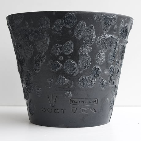 ＜ceramic pot ＞√ROOT MattBlack_UK03