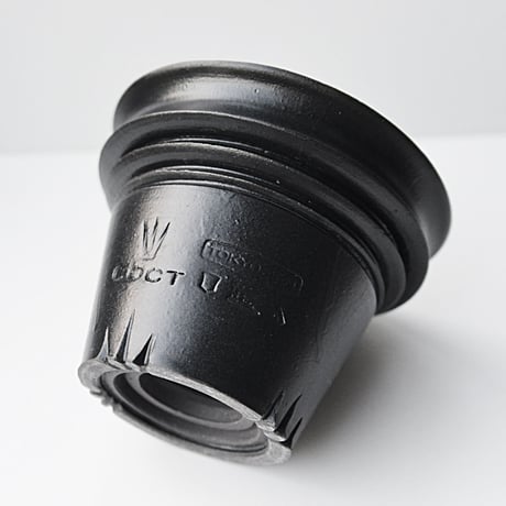 ＜ceramic pot ＞ LOOP Matt Black type+drip_PH_06