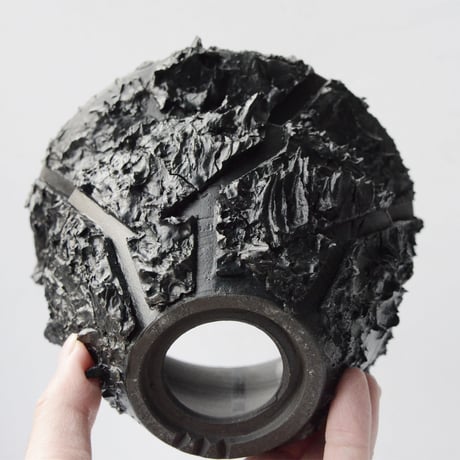 ＜ceramic pot＞  √ ROOT Matt Black type +Drip