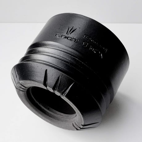 ＜ceramic pot ＞LOOP  Matt Black type_GJ01