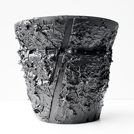 ＜ceramic pot ＞√ROOT   MattBlack type__ST_08