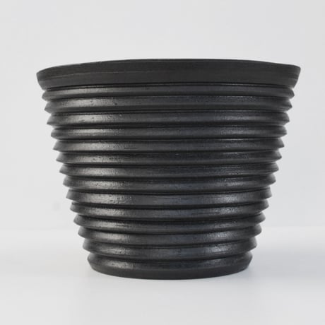 ＜ceramic pot ＞PENETRATOR  MattBlack type_B