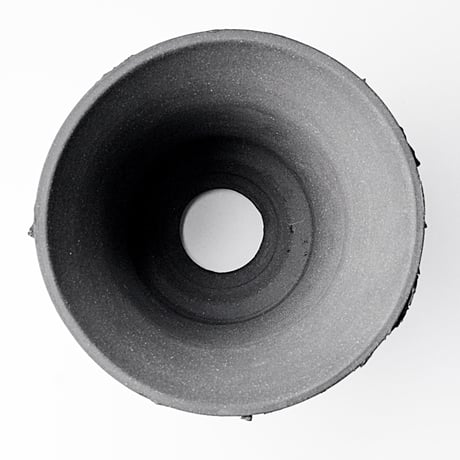 ＜ceramic pot ＞√ROOT   MattBlack type__ST_08