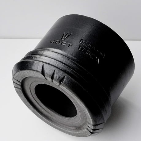 ＜ceramic pot ＞LOOP  Matt Black type_GJ06
