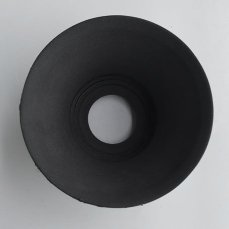 ＜ceramic pot ＞√ROOT MattBlack_UK02