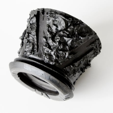 ＜ceramic pot ＞√ROOT   MattBlack type_YJ04
