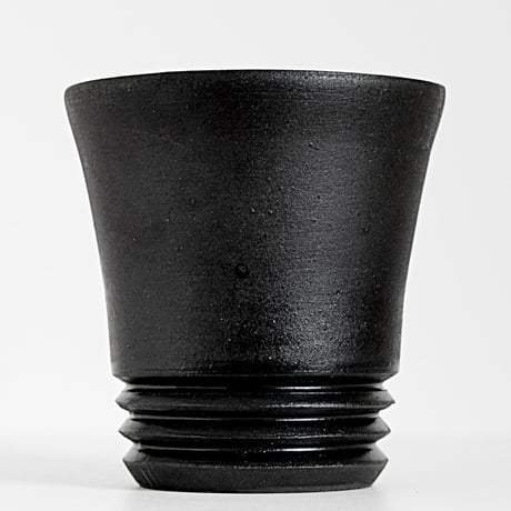 ＜ceramic pot ＞LOOP  Matt Black type_JL06