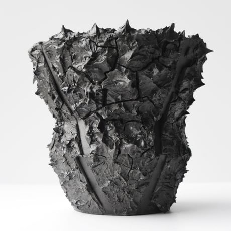 ＜ceramic pot ＞√ROOT   MattBlack type_RM_02