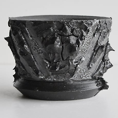 ＜ceramic pot ＞√ROOT   MattBlack type_PMK012