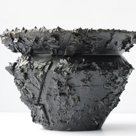 ＜ceramic pot＞  √ ROOT Matt Black type +Drip