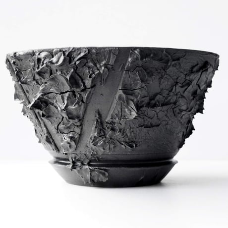 ＜ceramic pot ＞√ROOT   MattBlack type__LF09