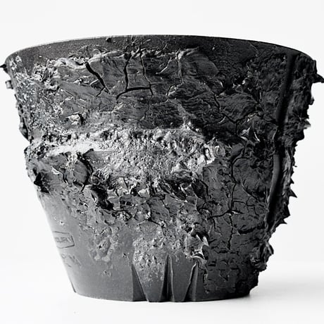 ＜ceramic pot ＞√ROOT   MattBlack type__ST_012
