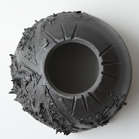 ＜ceramic pot ＞√ROOT   MattBlack type_VCU01
