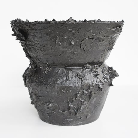 ＜ceramic pot ＞SHARK MattBlack type_XT08