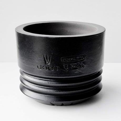 ＜ceramic pot ＞LOOP  Matt Black type_GJ01