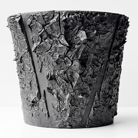 ＜ceramic pot ＞√ROOT   MattBlack type__GM_06