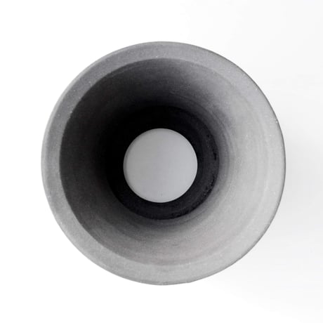 ＜ceramic pot ＞LOOP  Matt Black type_CA05